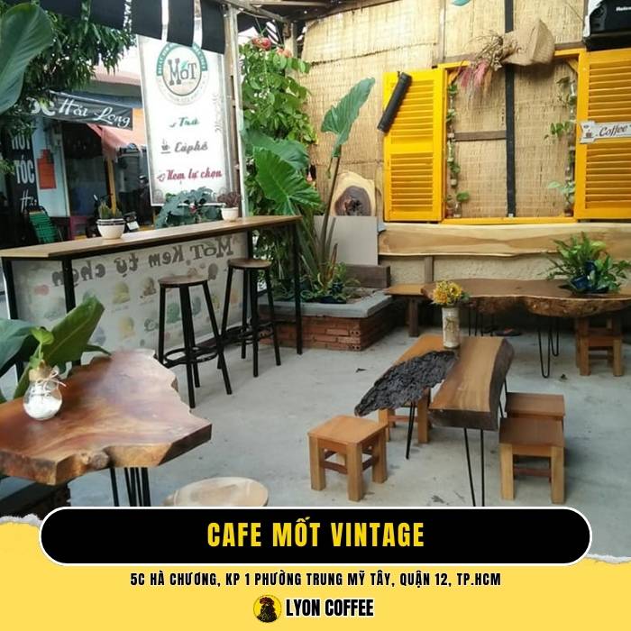 Cafe Mốt Vintage – Quán cafe quận 12 view đẹp giá rẻ