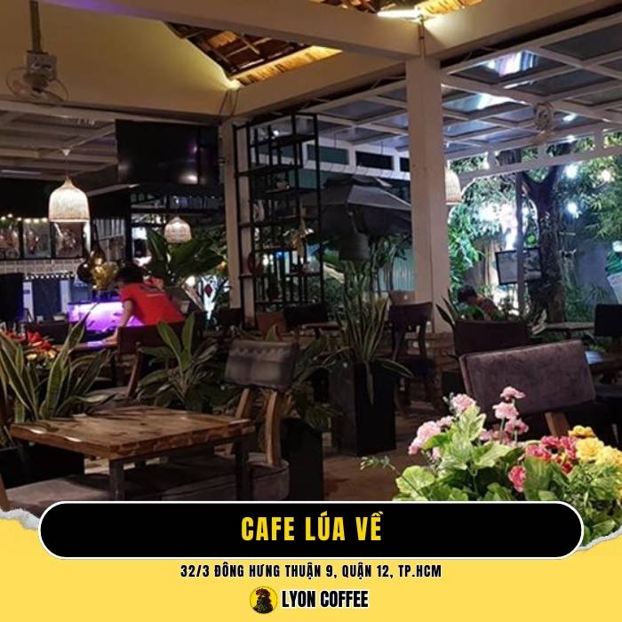 Cafe Lúa Về – Quán cà phê quận 12 đẹp cực chill