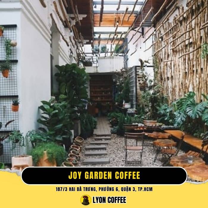 Joy Garden Coffee - Quán cafe quận 3 đẹp sống ảo