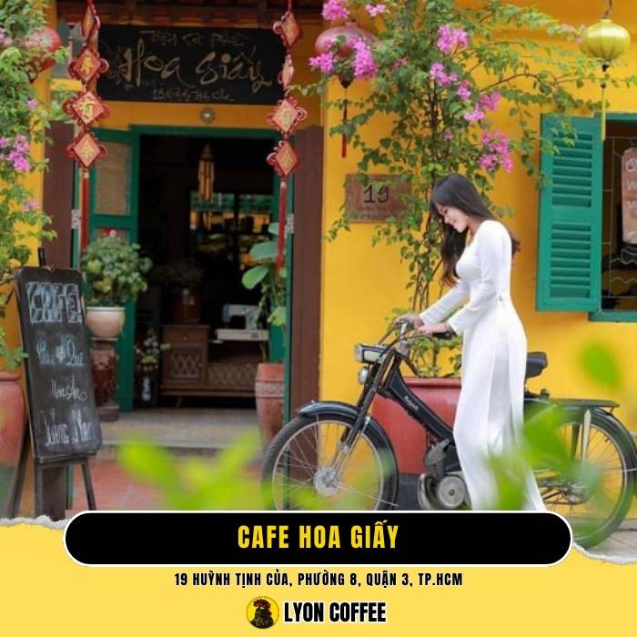Cafe Hoa Giấy - Quán cafe quận 3 đẹp