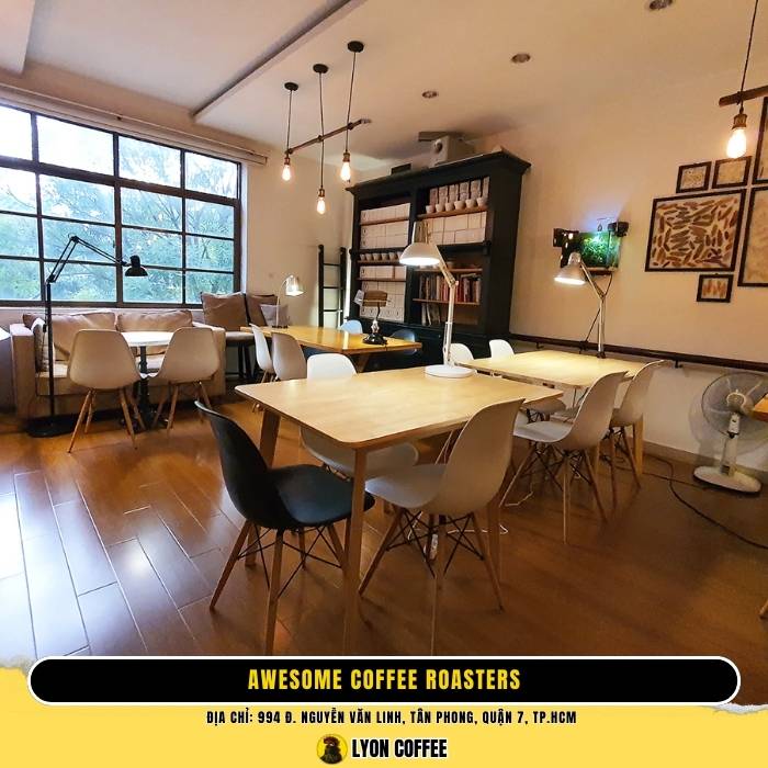 Awesome Coffee Roasters - Top các quán cafe view đẹp chill ở quận 7