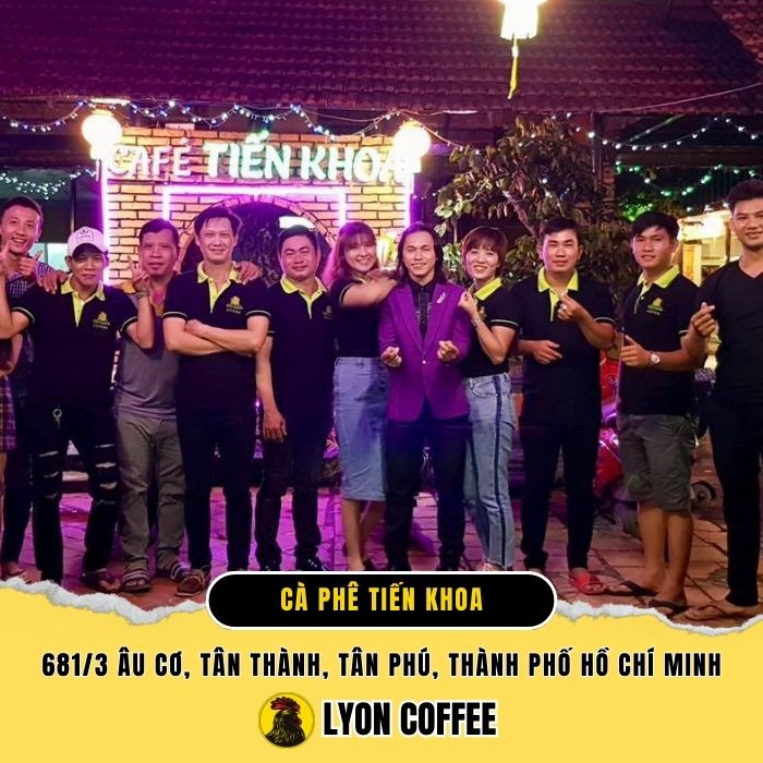 Cà Phê Tiến Khoa quán cafe ngon phổ biến tại đường Âu Cơ Tân Phú