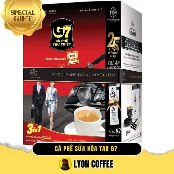 Cà phê sữa hòa tan G7 3in1