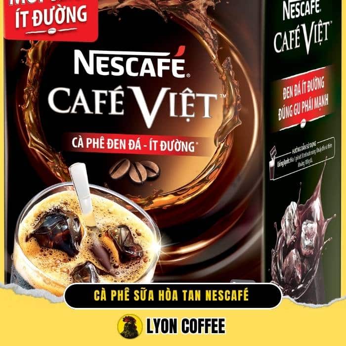 Nescafe cà phê đen đá