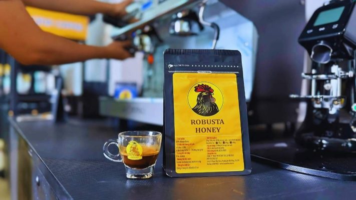 Ly espresso từ Robusta Honey có vị ngọt dịu và hậu vị kéo dài