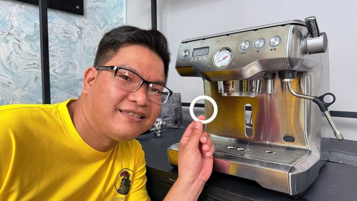 Ron group Breville tạo kín áp giữa portafilter và group head