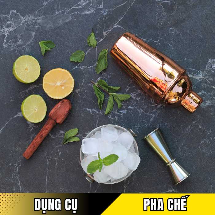 Dụng cụ pha chế đa dạng và chuyên nghiệp