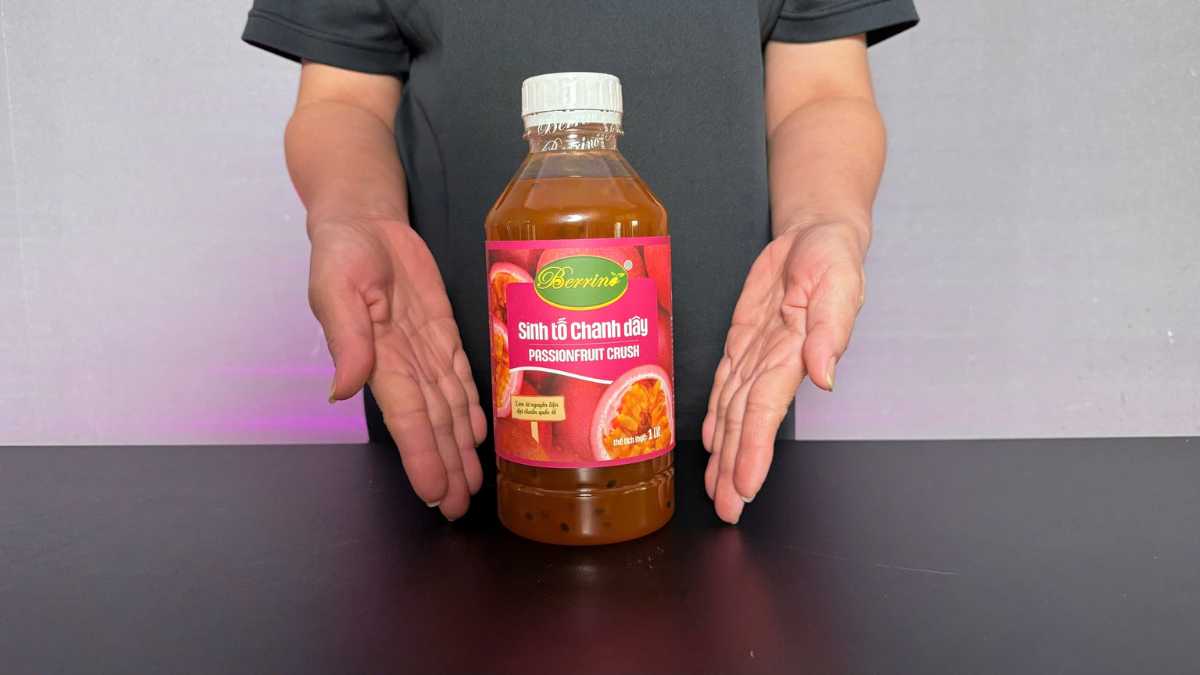 Sinh Tố Berrino Chanh Dây chai sinh tố trái cây nhiệt đới hương chanh leo tươi