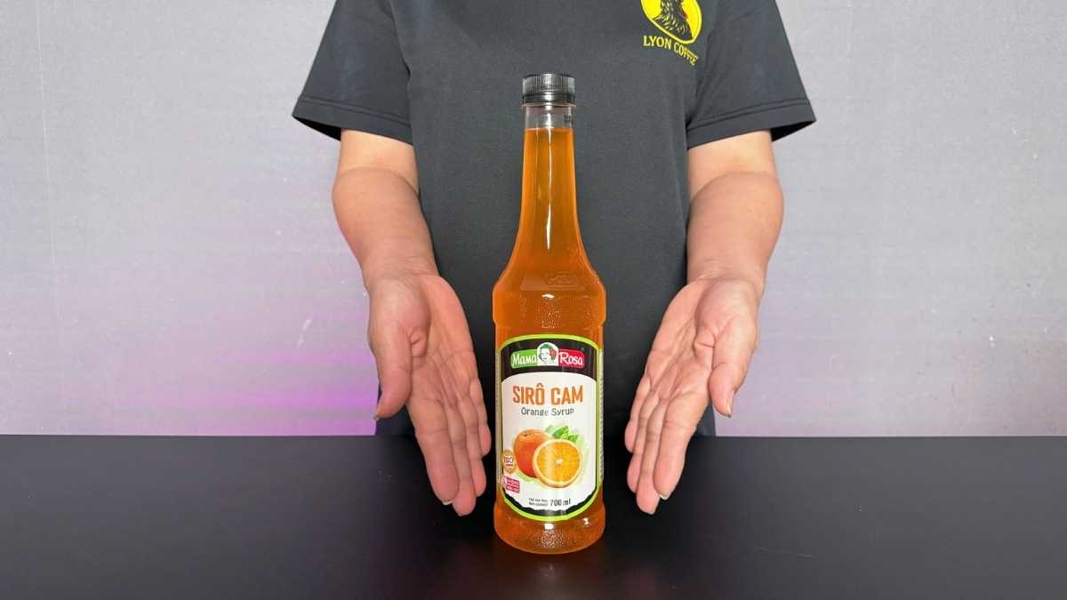 Sirô Mama Rosa Cam chai siro hương cam tự nhiên cho trà soda và cocktail