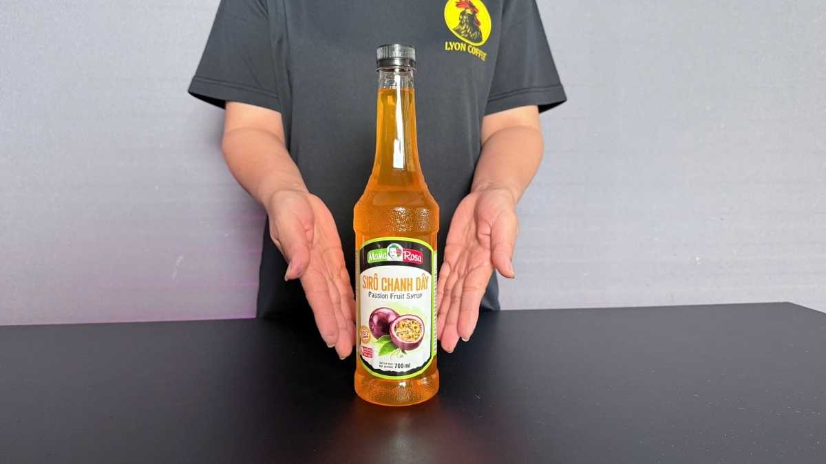 Sirô Mama Rosa Chanh Dây chai siro hương chanh dây tự nhiên cho trà soda cocktail
