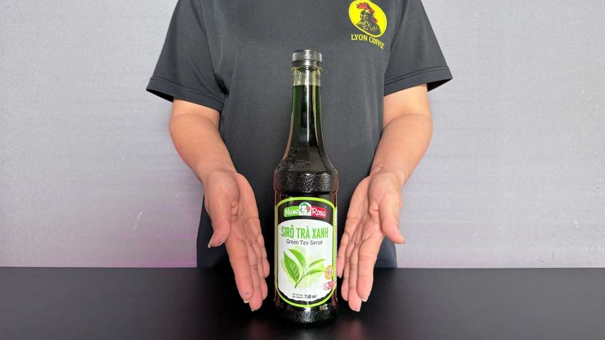 Sirô Mama Rosa Trà Xanh chai siro hương trà xanh tự nhiên cho đồ uống