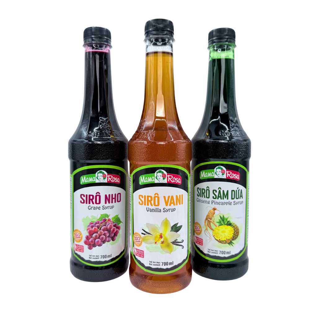 Siro Mama Rosa Vanilla 700ml – Mama Rosa Vanilla Syrup - Ảnh 2