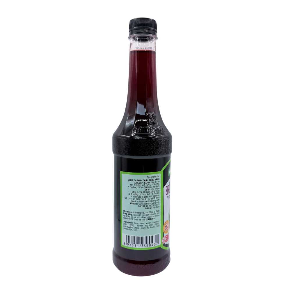 Siro Mama Rosa Việt Quất 700ml – Mama Rosa Blueberry Syrup - Ảnh 3