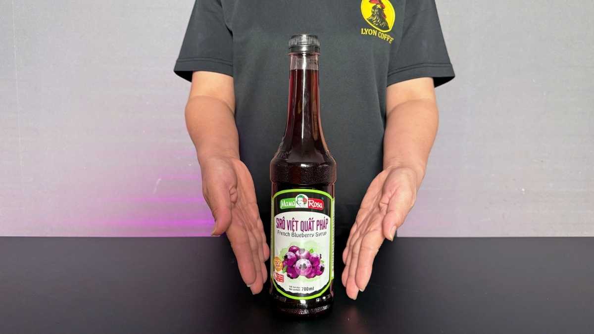 Sirô Mama Rosa Việt Quất chai siro hương việt quất tự nhiên cho đồ uống