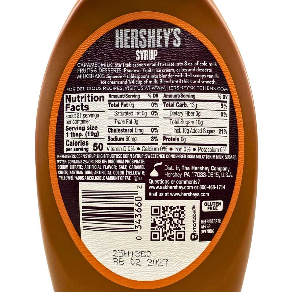 Sốt Caramel Hershey’s 623g – Hershey’s Caramel Syrup giá tốt - Ảnh 3