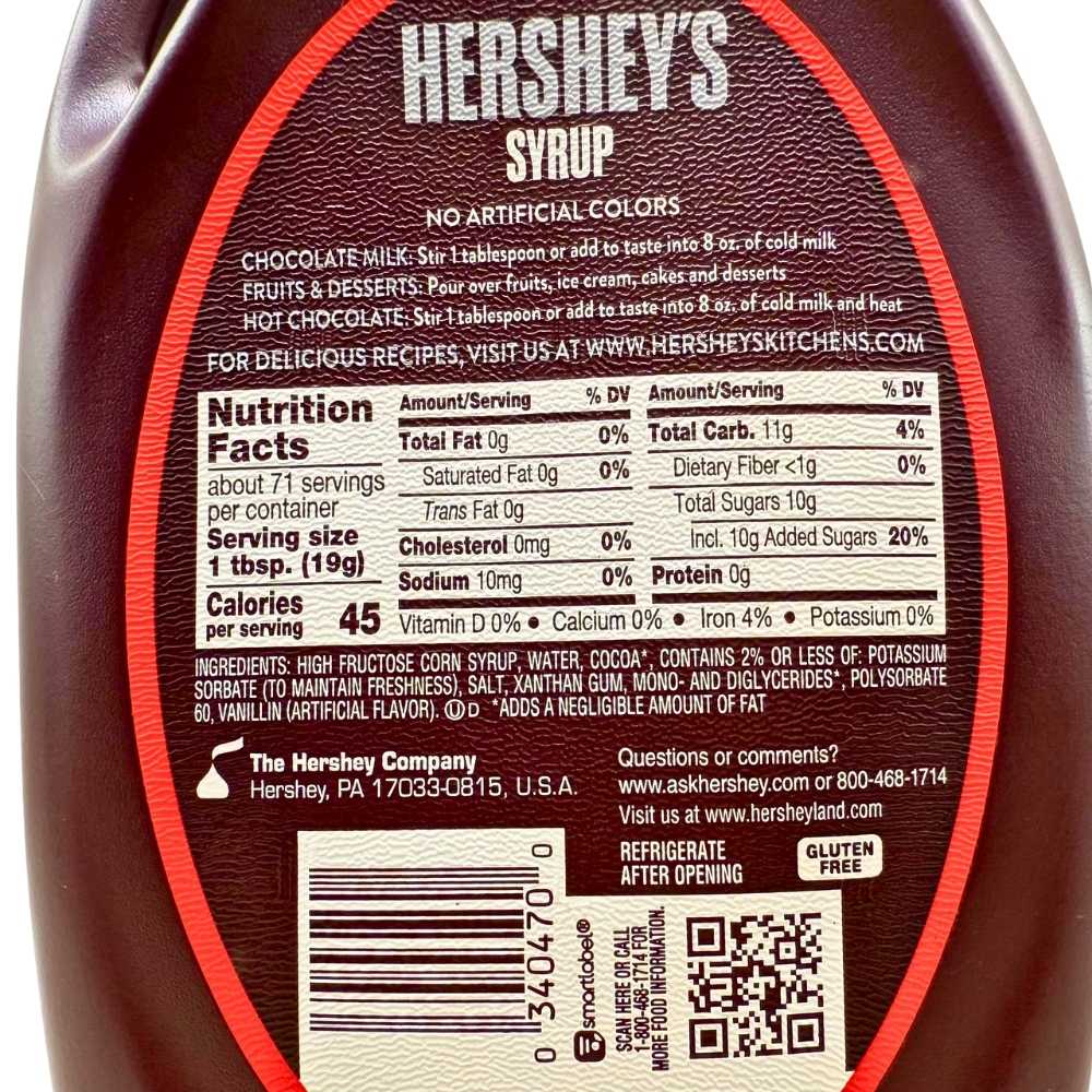 Sốt Hershey’s Socola 1.36Kg – Hershey’s Chocolate Syrup giá tốt - Ảnh 3
