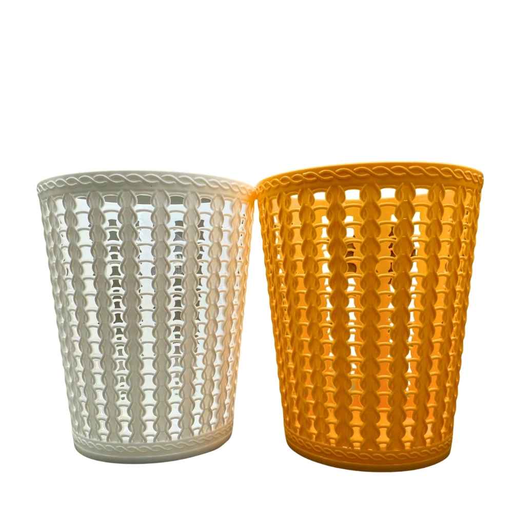 Sọt nhựa mini giả mây đa năng - Ảnh 4