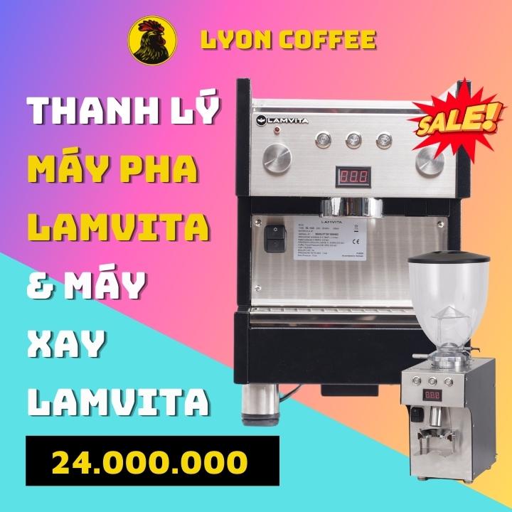 Thanh lý mua bán máy pha cafe đã qua sử dụng trọn bộ Lamvita