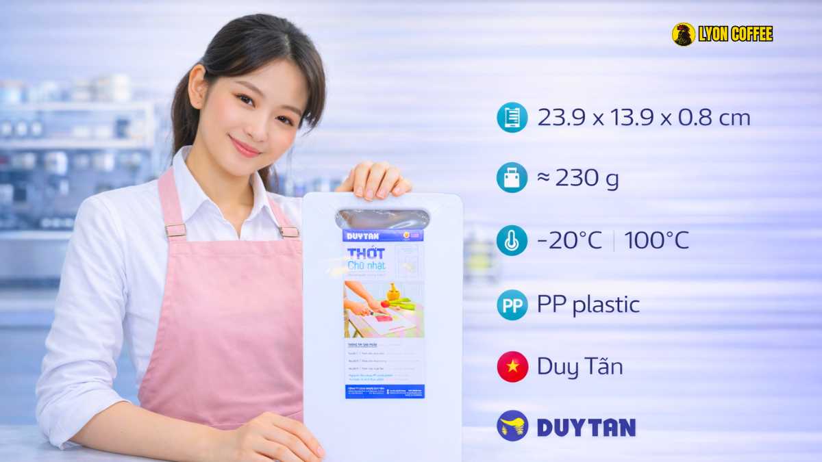 thớt chữ nhật nhỏ Duy Tân