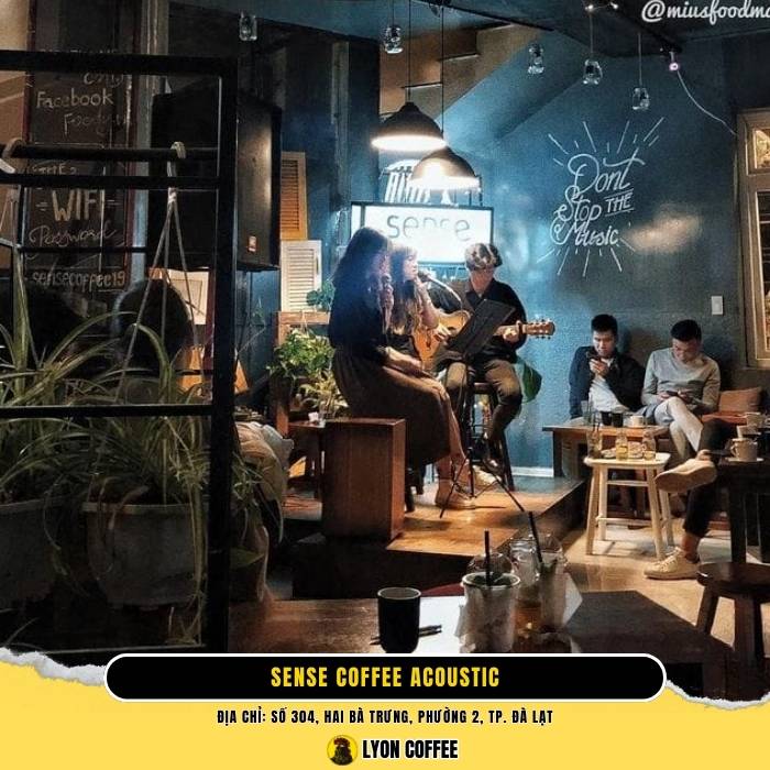 sense cafe acoustic đà lạt