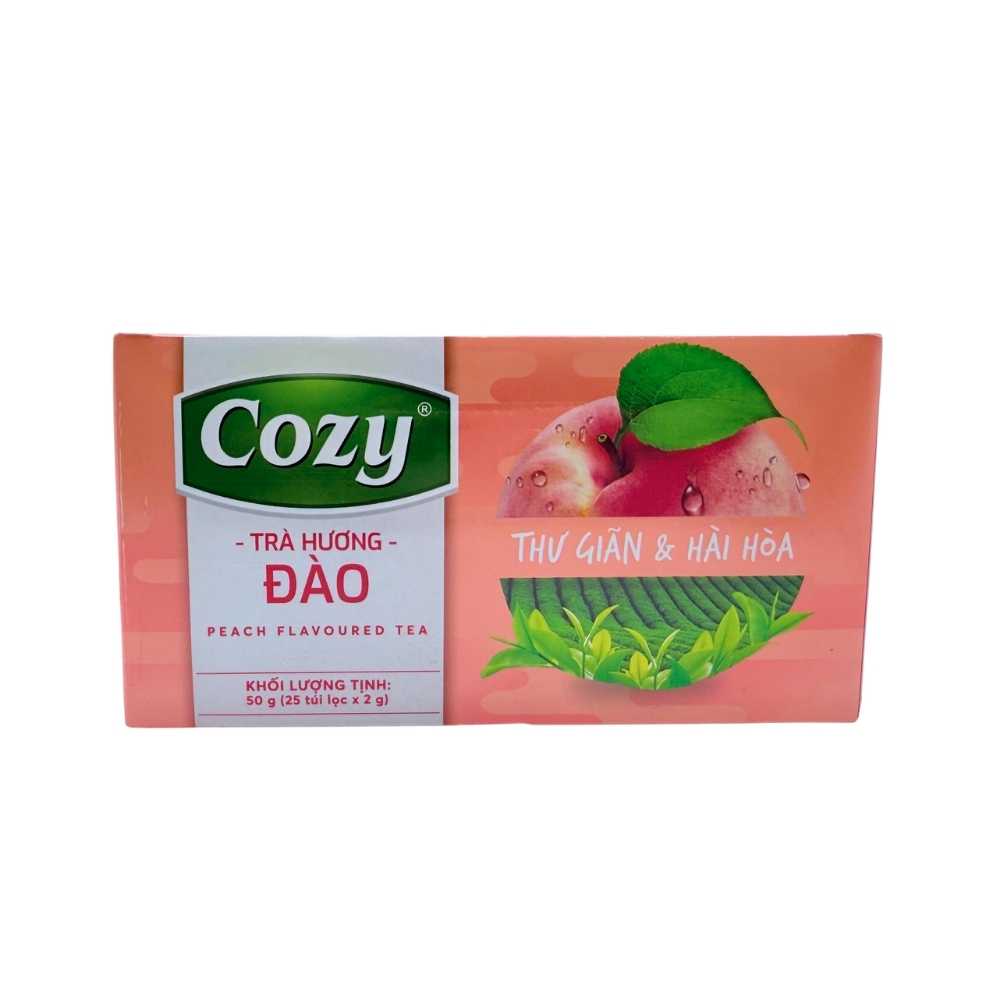 Trà túi lọc Cozy hương đào 50g – Cozy Peach Tea - Ảnh 4
