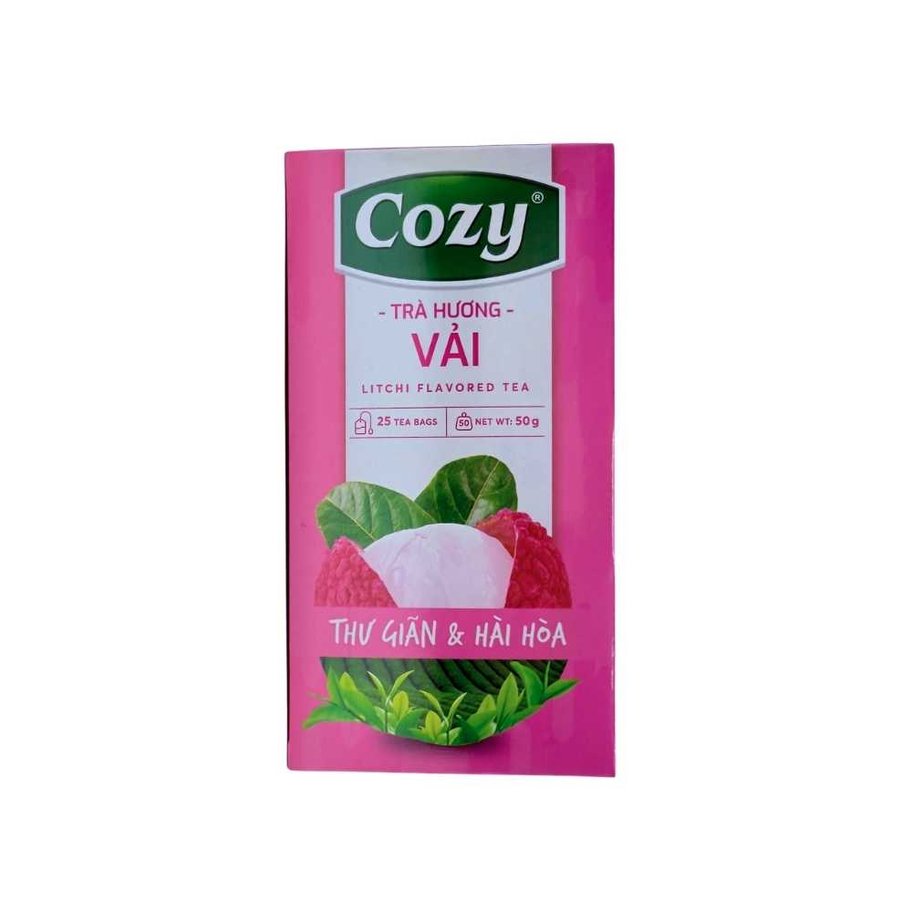 Trà túi lọc Cozy hương vải 50g – Cozy Lychee Tea - Ảnh 3