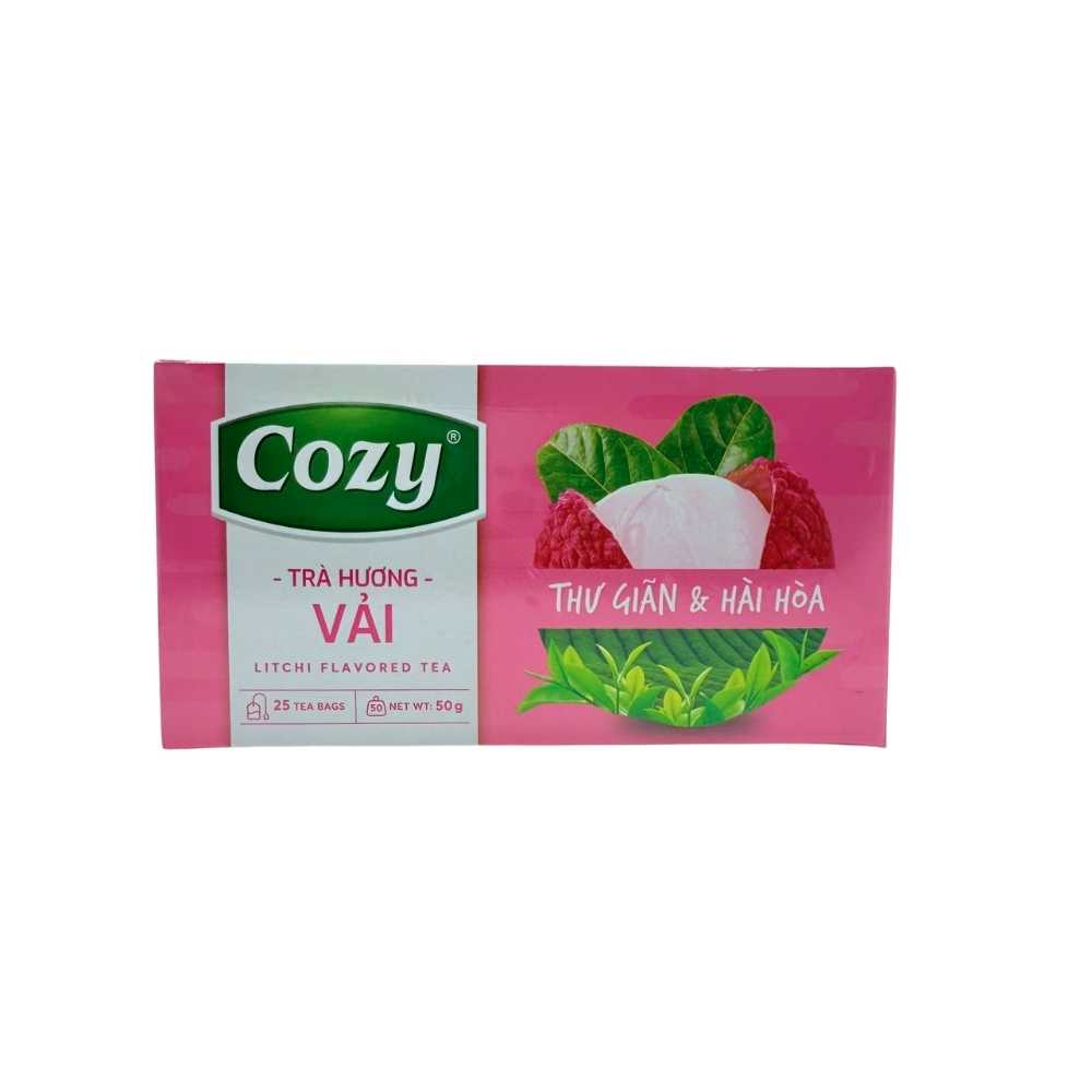 Trà túi lọc Cozy hương vải 50g – Cozy Lychee Tea - Ảnh 2