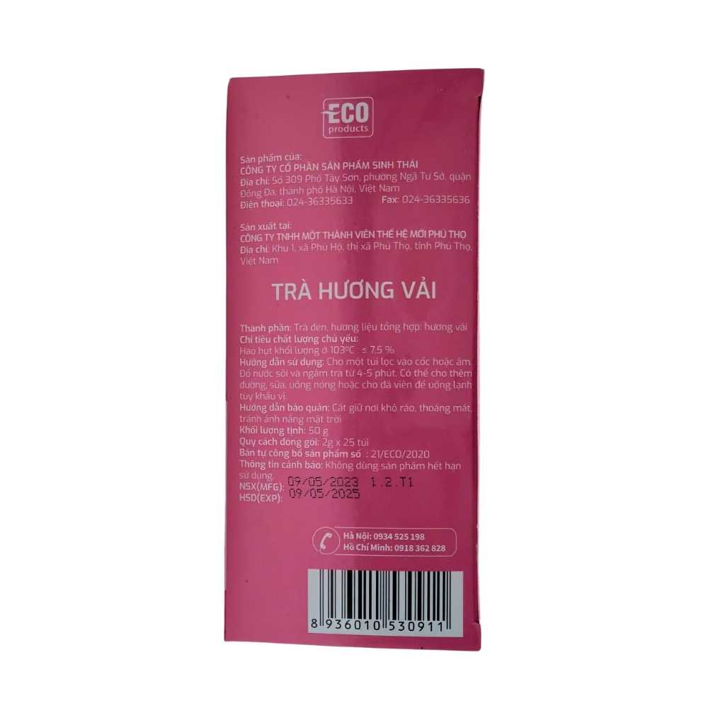 Trà túi lọc Cozy hương vải 50g – Cozy Lychee Tea - Ảnh 6