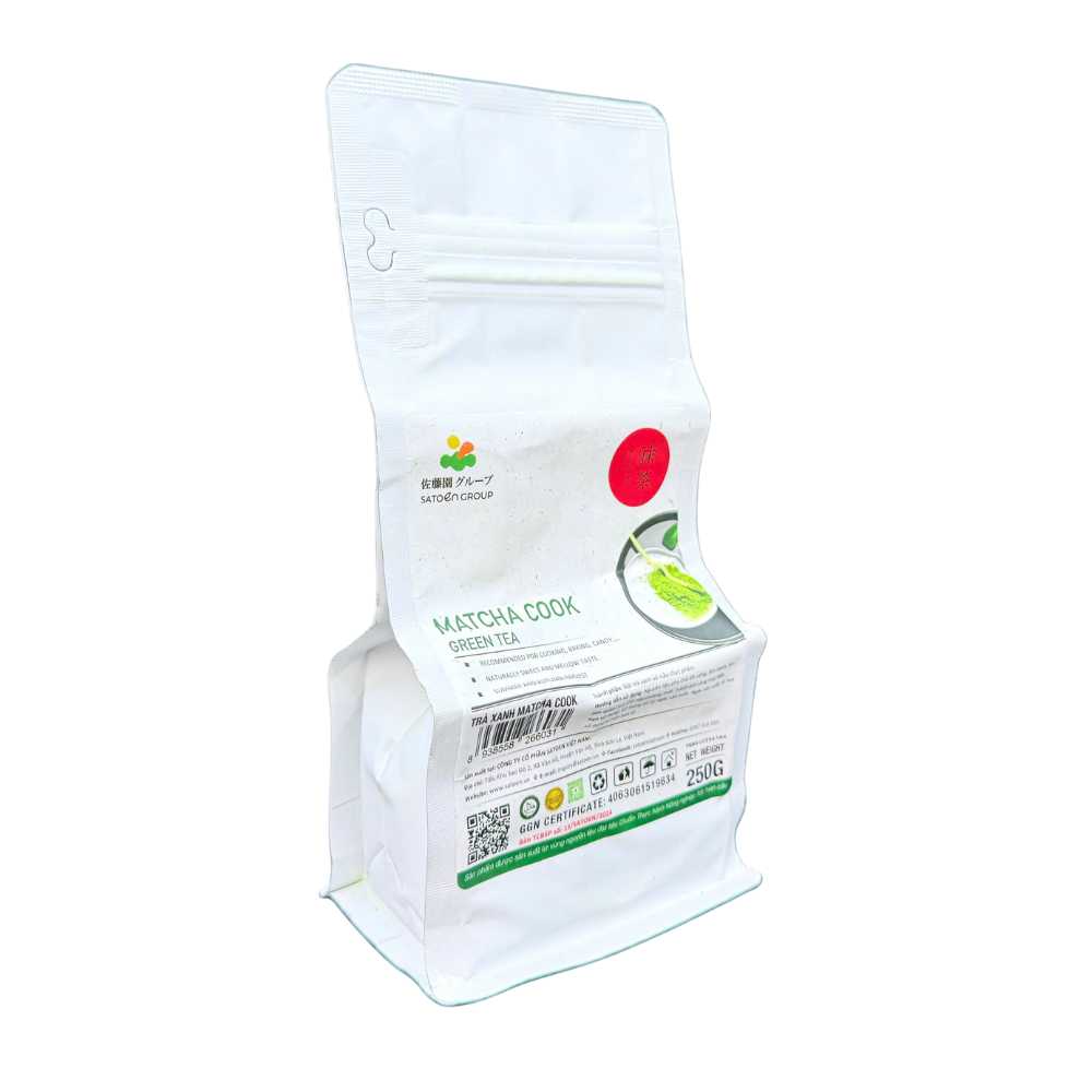 Trà Xanh Matcha Cook Satoen 250g – Bột chuyên làm bánh - Ảnh 2