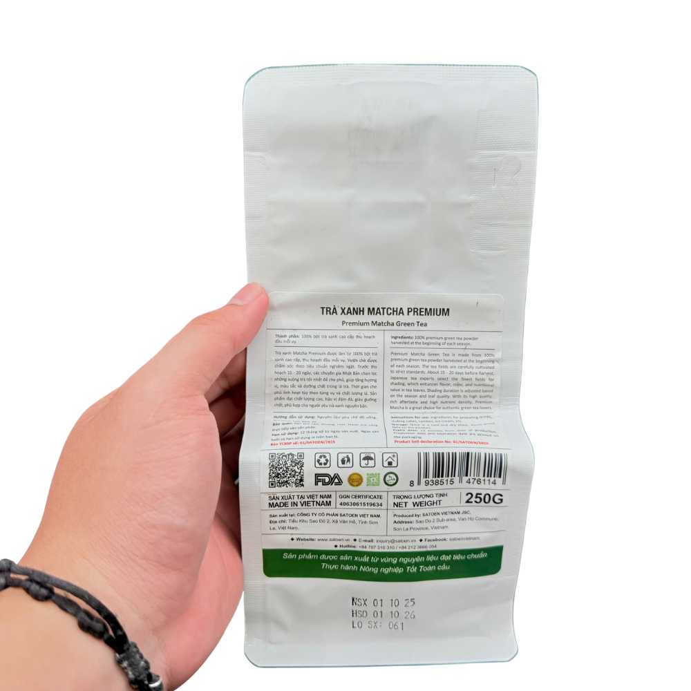 Trà Xanh Matcha Premium Satoen - Ảnh 6