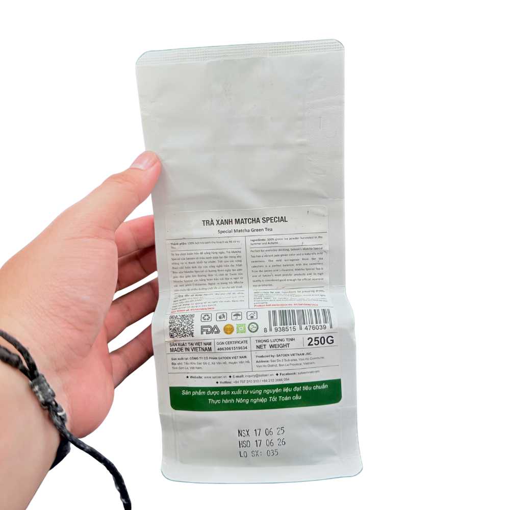 Trà Xanh Matcha Special Satoen – Matcha Nhật Bản dịu nhẹ - Ảnh 6