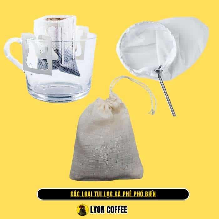 Các loại túi lọc cà phê phổ biến