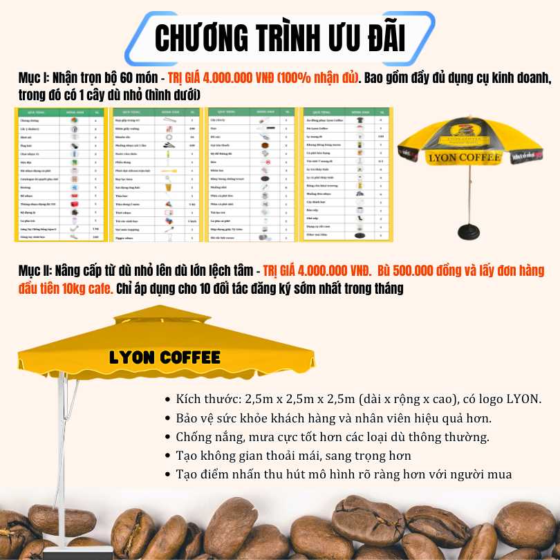 Bàn giao combo xe cà phê kèm hướng dẫn vận hành và quà tặng dụng cụ pha chế.