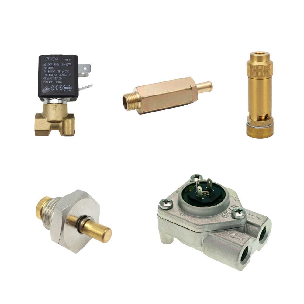 Hệ thống van máy pha cà phê Carimali đồng bộ chuẩn Ý